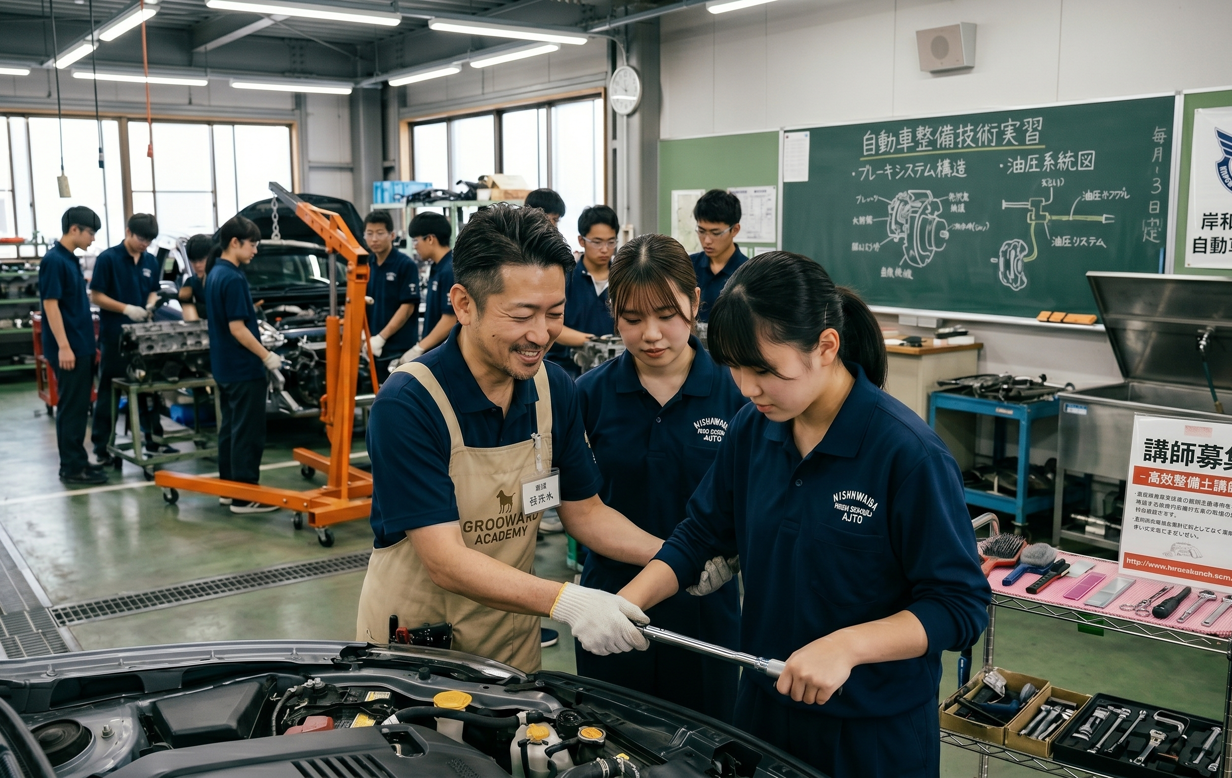 岸和田市での非常勤自動車講師のおしごと