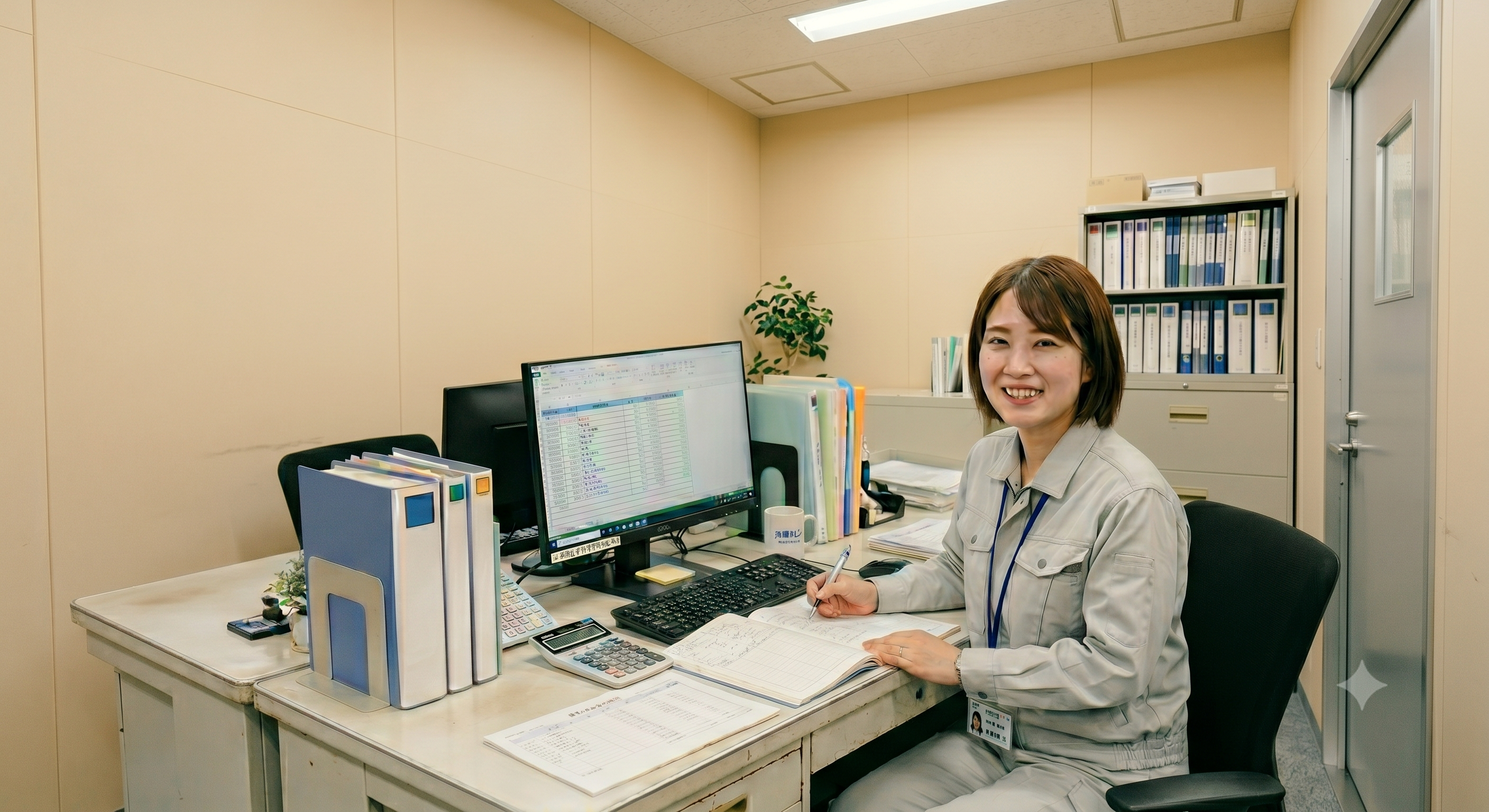 金属加工会社での総務経理事務♪