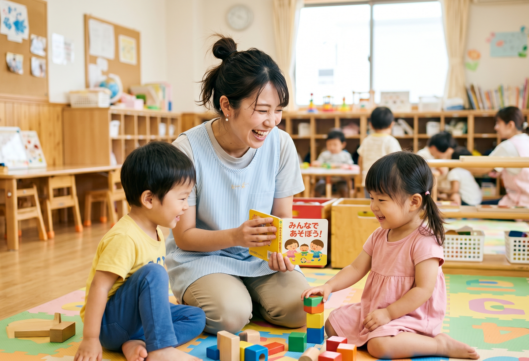 岸和田市での保育士業務♪高時給/9時～17時勤務◎