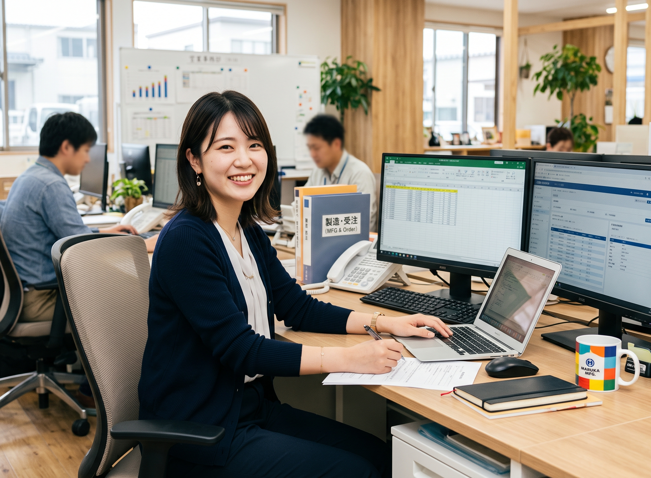 製造会社での営業事務★