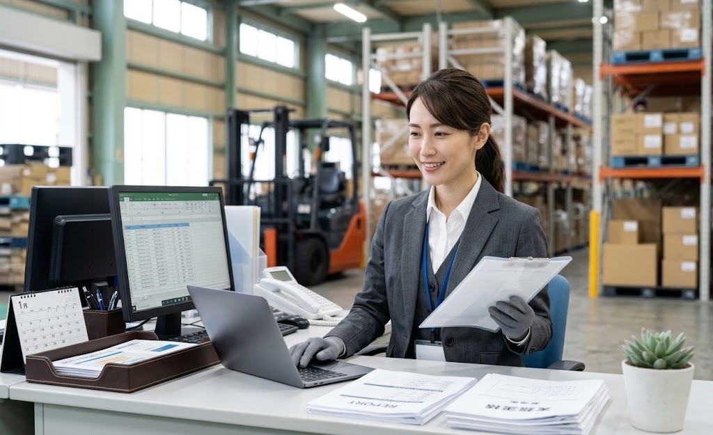 物流企業の一般事務でのお仕事♪