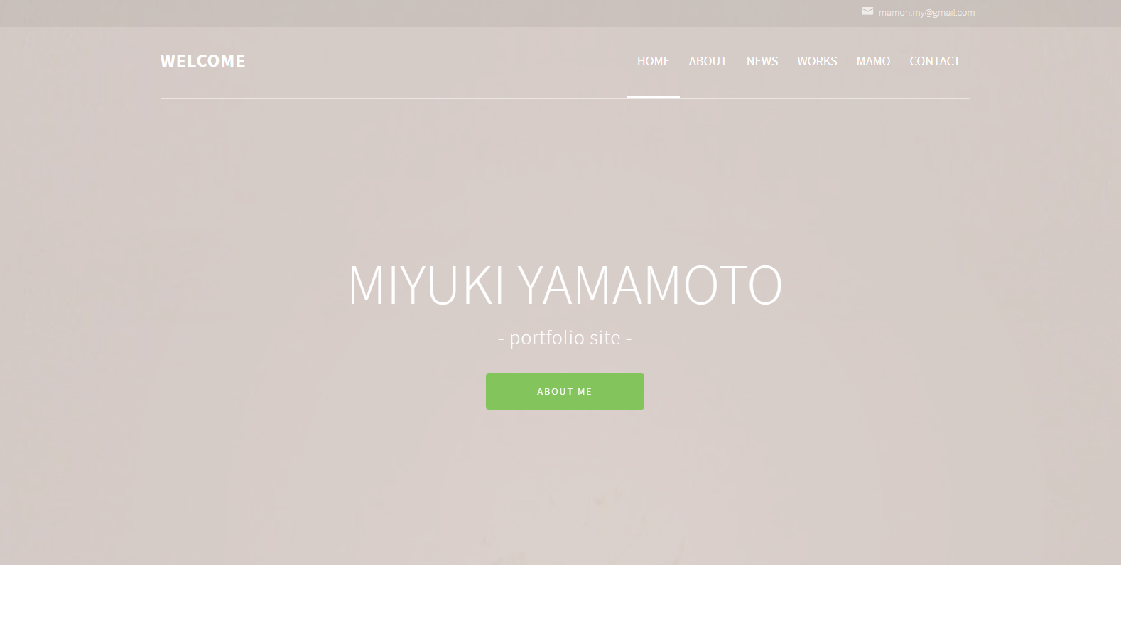 MIYUKI YAMAMOTO portfolio site